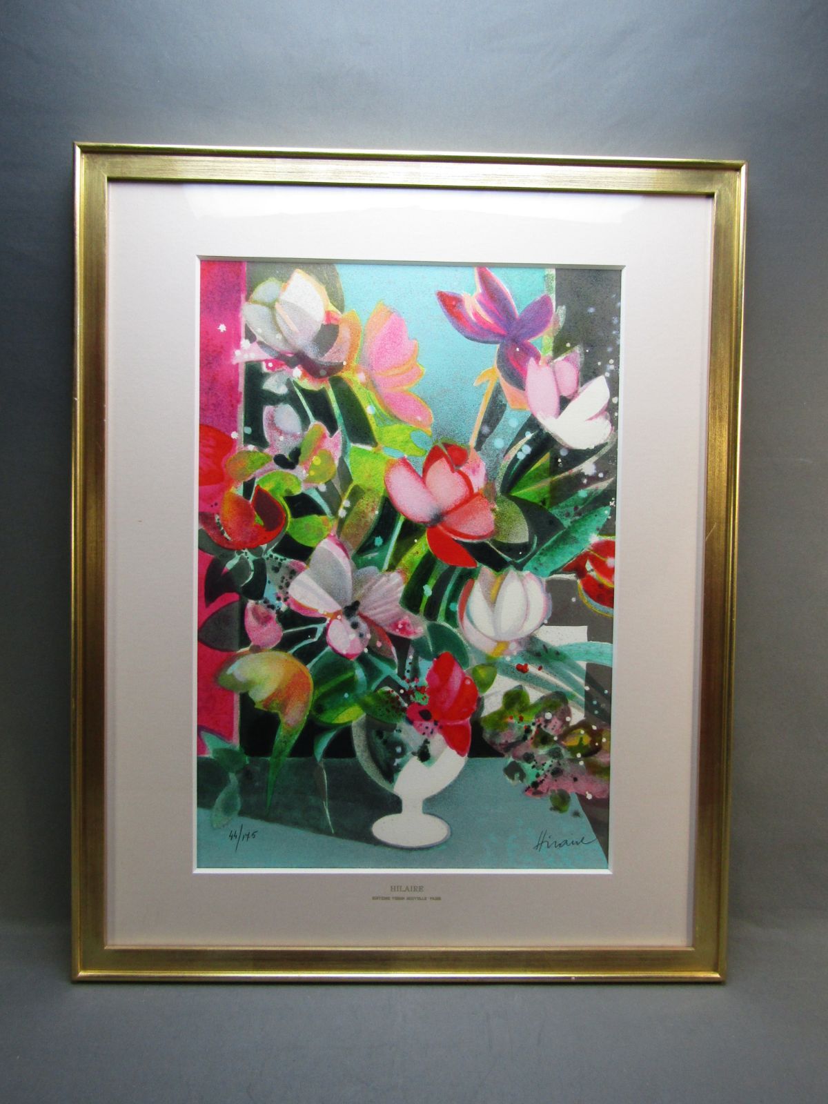 カミーユ・イレール　リトグラフ カミーユ・イレール 作品 湖のシャトー【版画・リトグラフ】Camille