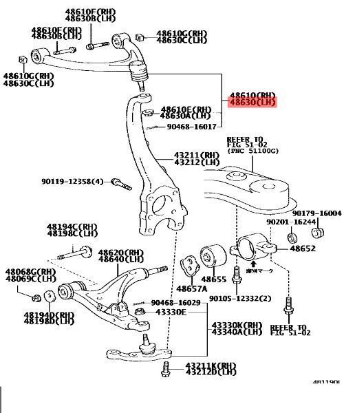 トヨタ セルシオ レクサス LS430 フロントサスペンションアッパ トヨタ セルシオ レクサス LS430 フロントサスペンションアッパ