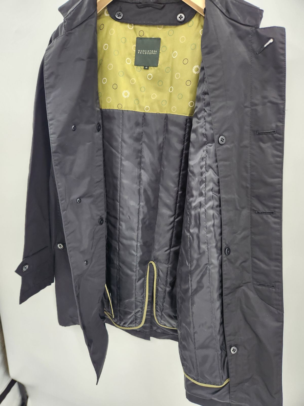 MACKINTOSH PHILOSOPHY ステンカラーコート 40サイズ ライナー