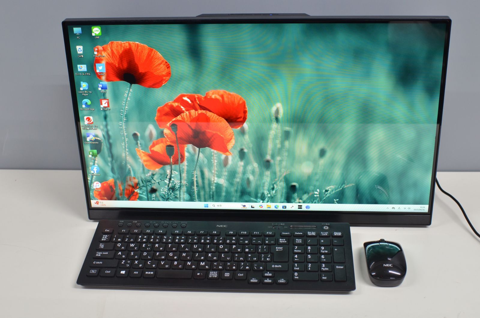 一体型パソコン Windows11 office NEC HA770|R Core i7-10510U|SSD512GB HDD3TB|メモリ16GB|ブルーレイ|無線|23.8インチ|テレビ機能