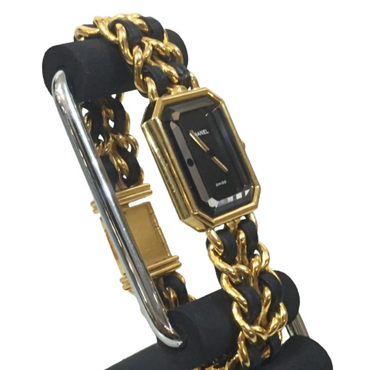 CHANEL プルミエール　不動　クォーツ ブラック シャネル Mサイズ CHANEL シャネル プルミエール Mサイズ クォーツ 腕時計