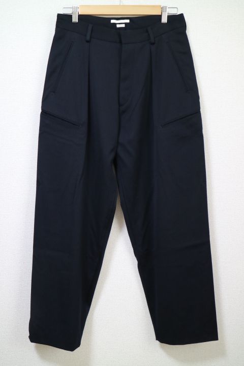 blurhms Wool Kersey Pocket Trousers ウールカルゼ ポケット トラウザーズ ブラームス ネイビー パンツ