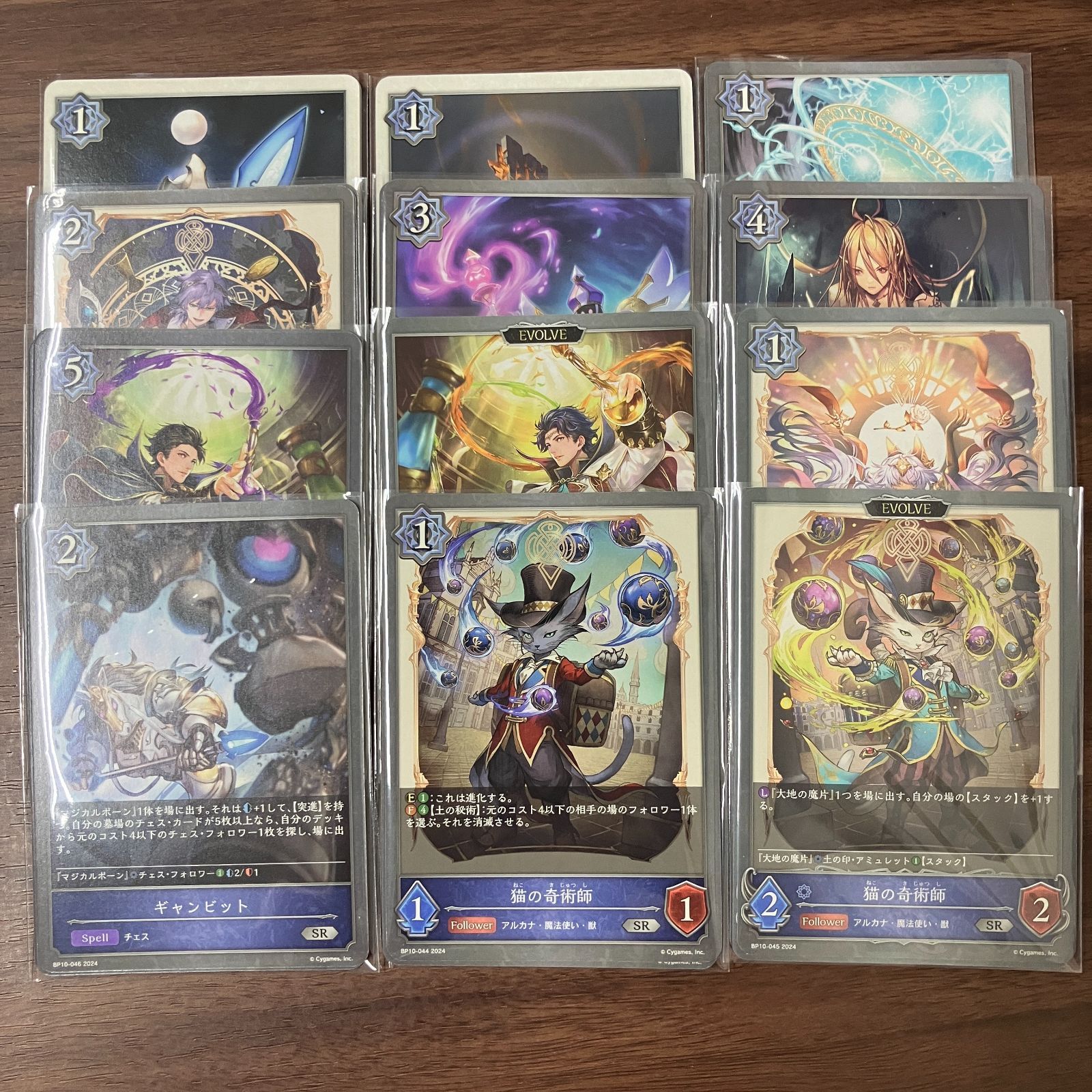 ウィッチ ほぼ3コン 愚者リンクル 進化後2枚 シャドウバースエボルヴ