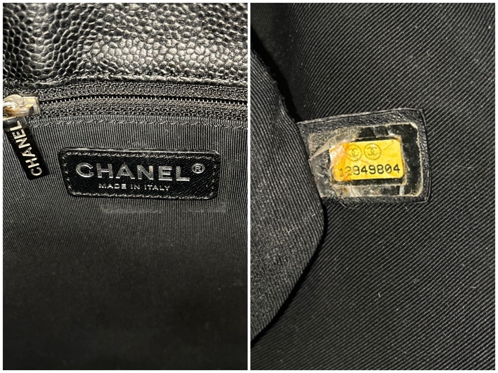 ◇◇ 極上美品 CHANEL ☆ シャネル GST グランドショッピング トート トートバッグ マトラッセ ヴィンテージ キャビアスキン 416 ◇◇  - メルカリ