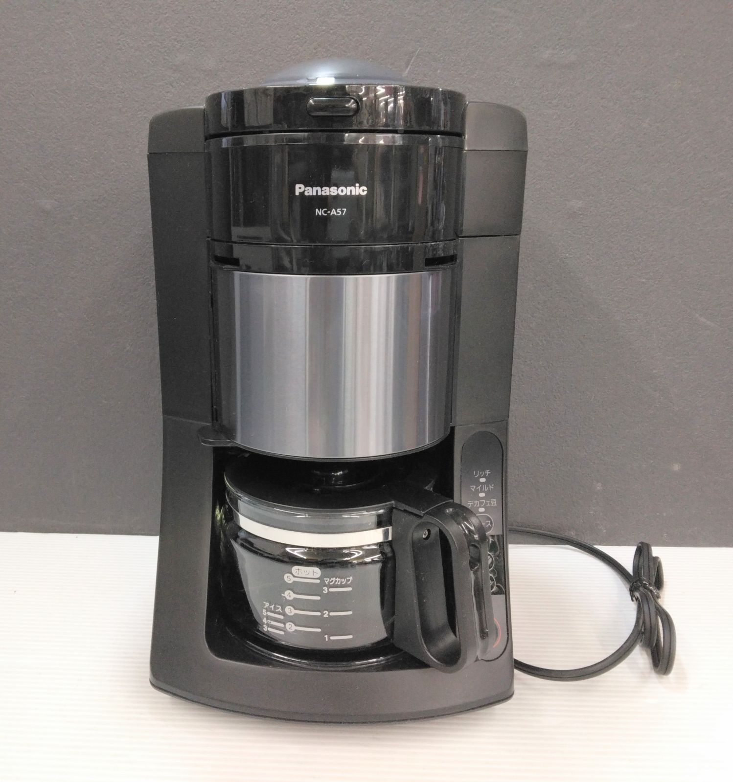 Panasonic 沸騰（浄水）コーヒーメーカー NC-A57-K ブラック 2021年製 購入