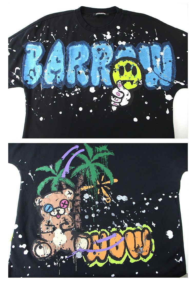 ☆★VIP価格★☆『Barrow』グラフィックプリントTシャツ 希少 BARROW バロウ グラフィックプリント半袖Tシャツ 海外限定