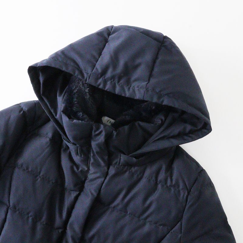 INDIVI ダークネイビー ダウンジャケット 38 美品