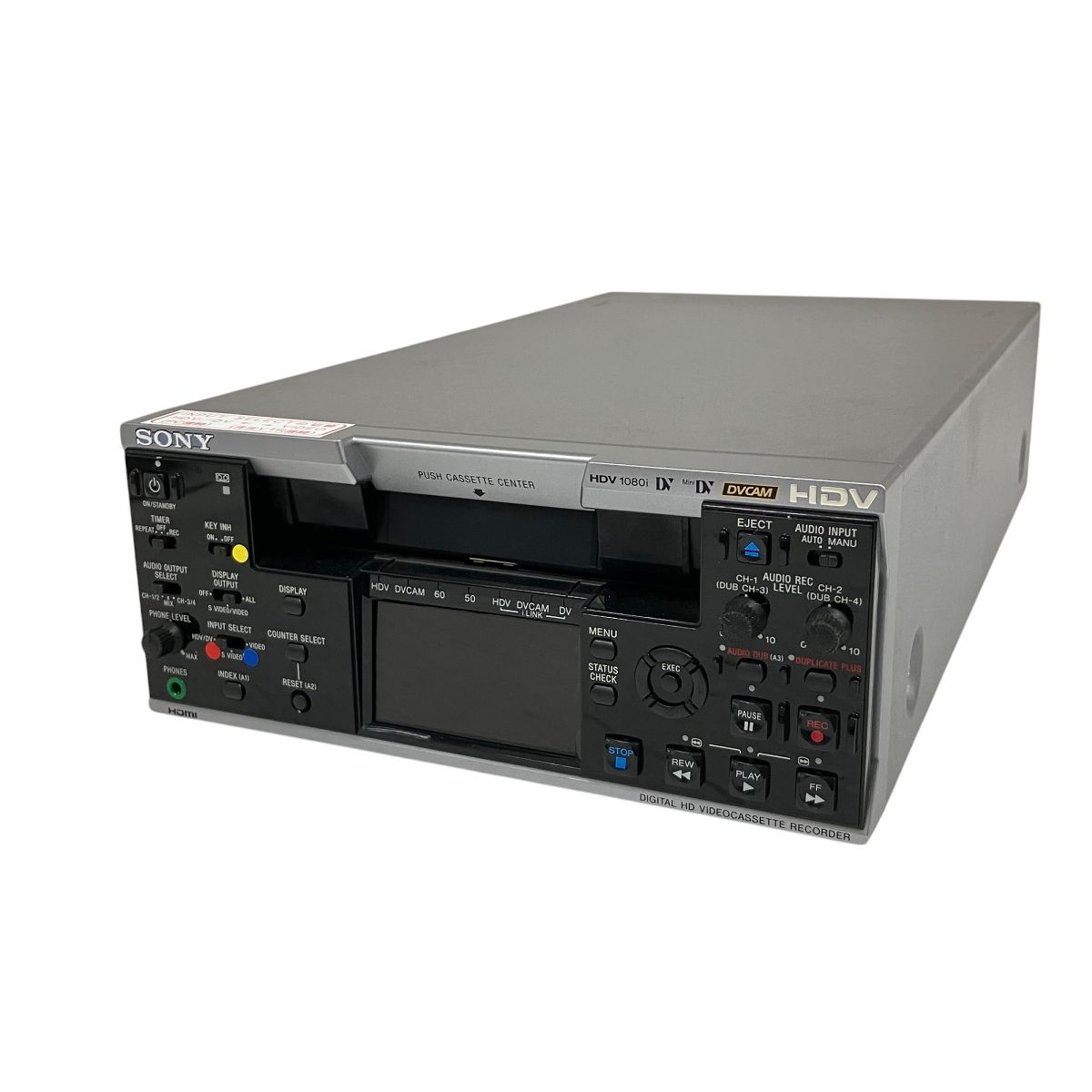 SONY HVR-M25J デジタルHDビデオレコーダー 2007年製 ソニー HDV記録 DVCAM対応 i.LINK端子 ミニDVテープ O9874915