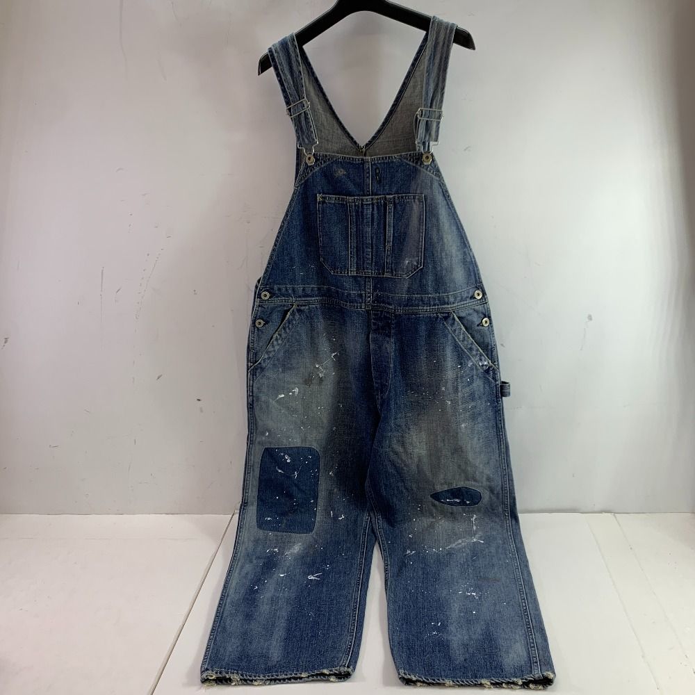 04w3955▽ ジョンブル サロペット Johnbull メンズ デニム ワークオーバーオール ジーンズ JM243P03 つなぎ 作業着 メンズファッション ボトムス Mサイズ 八王子店