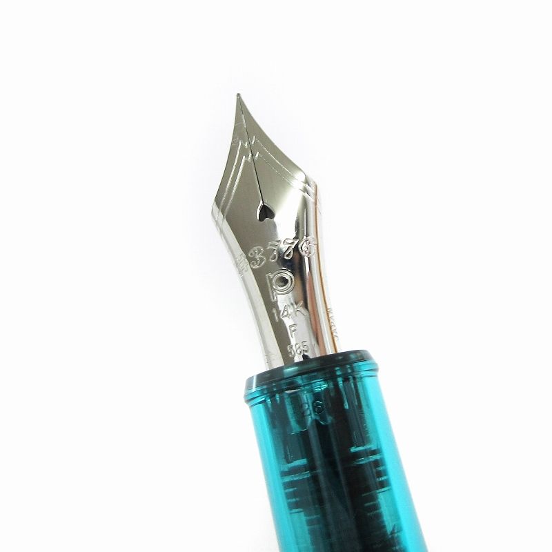 新品 PLATINUM CENTURY 万年筆 青 ペン先14K 【公式通販】