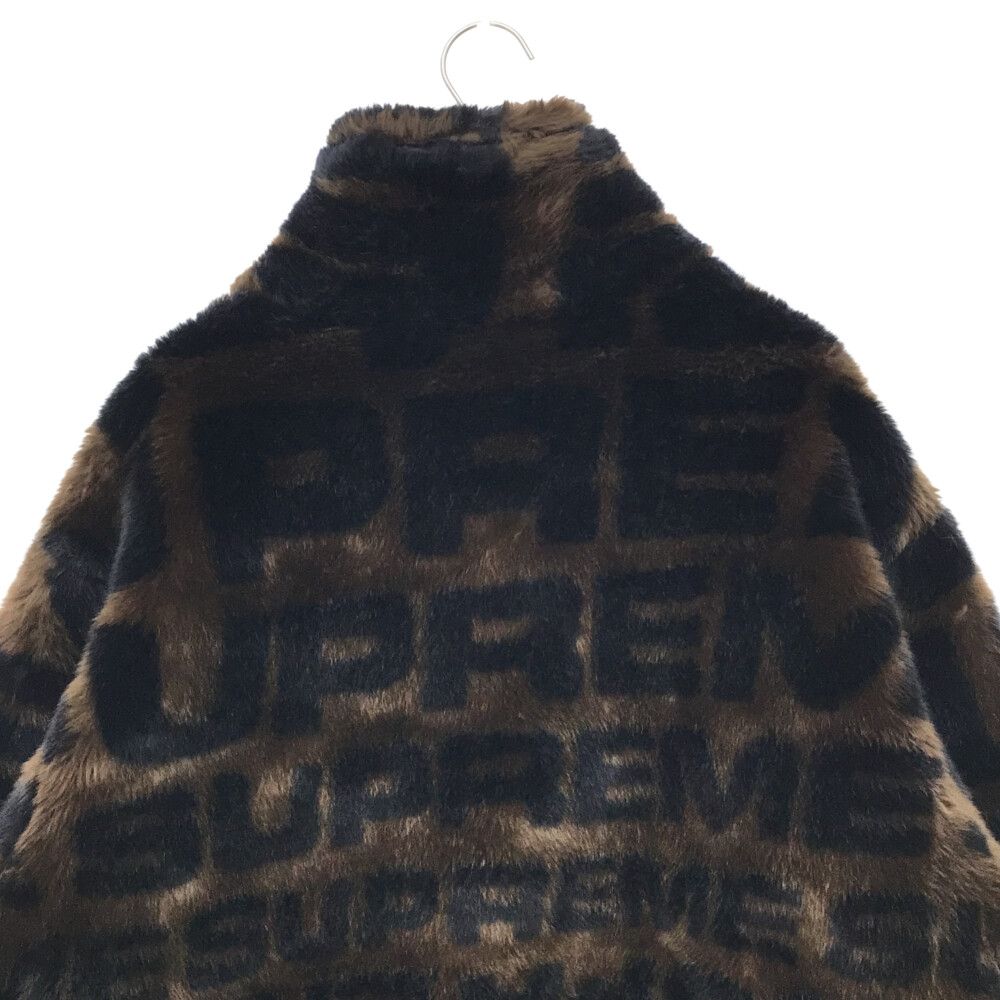 SUPREME (シュプリーム) 18SS FAUX FUR REPEATER BOMBER フェイク