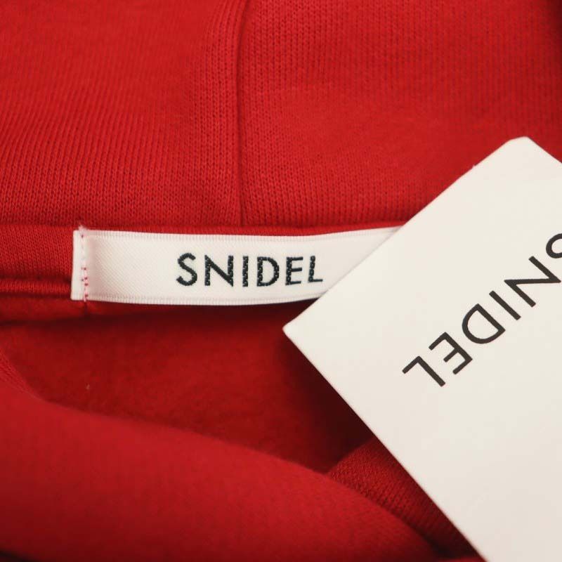 スナイデル snidel 23AW Sustainableクロップドバルーンフーディー ...