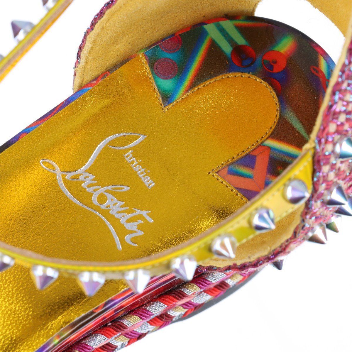 クリスチャンルブタン MADMONICA 60 サンダル　ウェッジソール　36 Christian Louboutin クリスチャンルブタン MADMONICA 60 スパイク