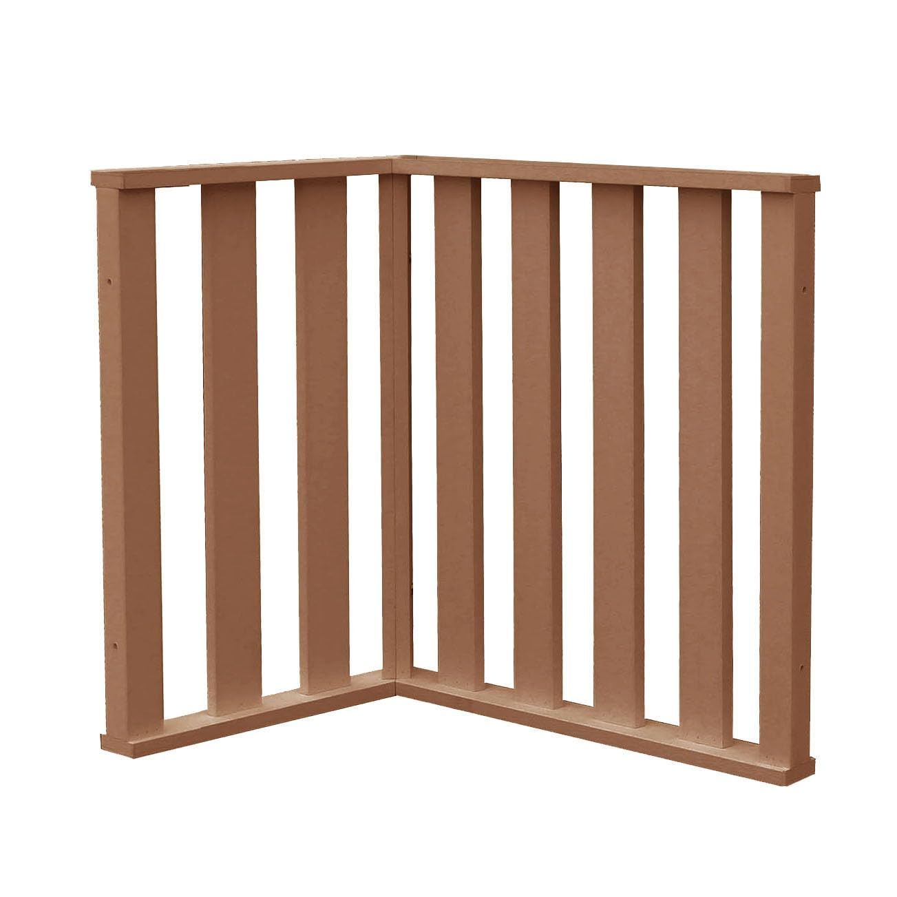 人気商品 アイガーデン igarden ウッドデッキフェンス60系 ハイタイプ ナチュラル H800mm 2枚セット i10368_2h60n