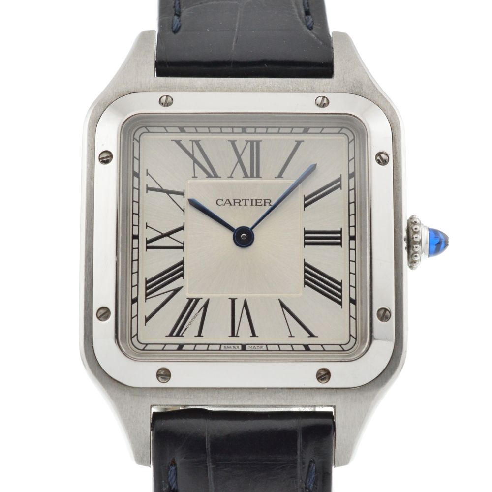 カルティエ CARTIER WSSA0022 サントス デュモン LM クォーツ メンズ I 136645