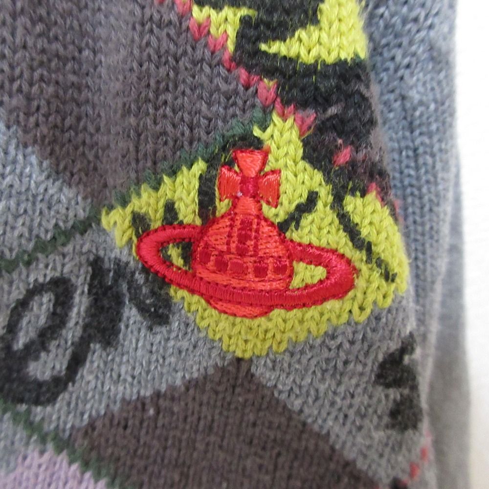 Vivienne Westwood アーガイル柄カーディガン アーガイル Vivienne Westwood(ヴィヴィアンウエストウッド