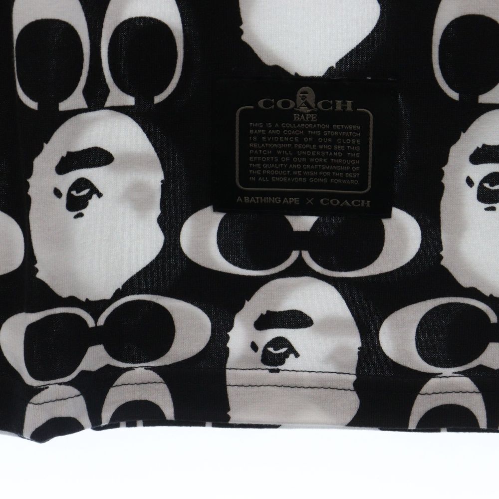 A BATHING APE (アベイシングエイプ) ×COACH Signature Monkey Tee
