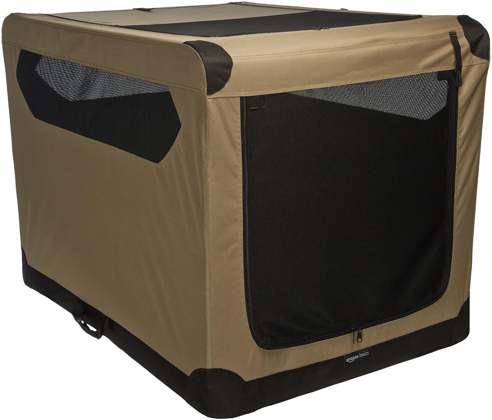 ソフトクレート ペットキャリー 犬用 折りたたみ式 106L x 78W ベーシック x 78H cm ベージュ