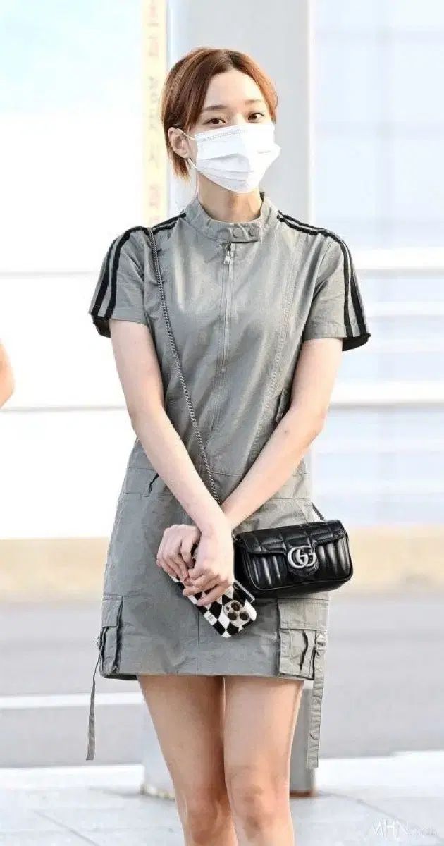 エスパ 冬 エアポートファッション BLACKUP ブラックアップ カーゴ ワンピース