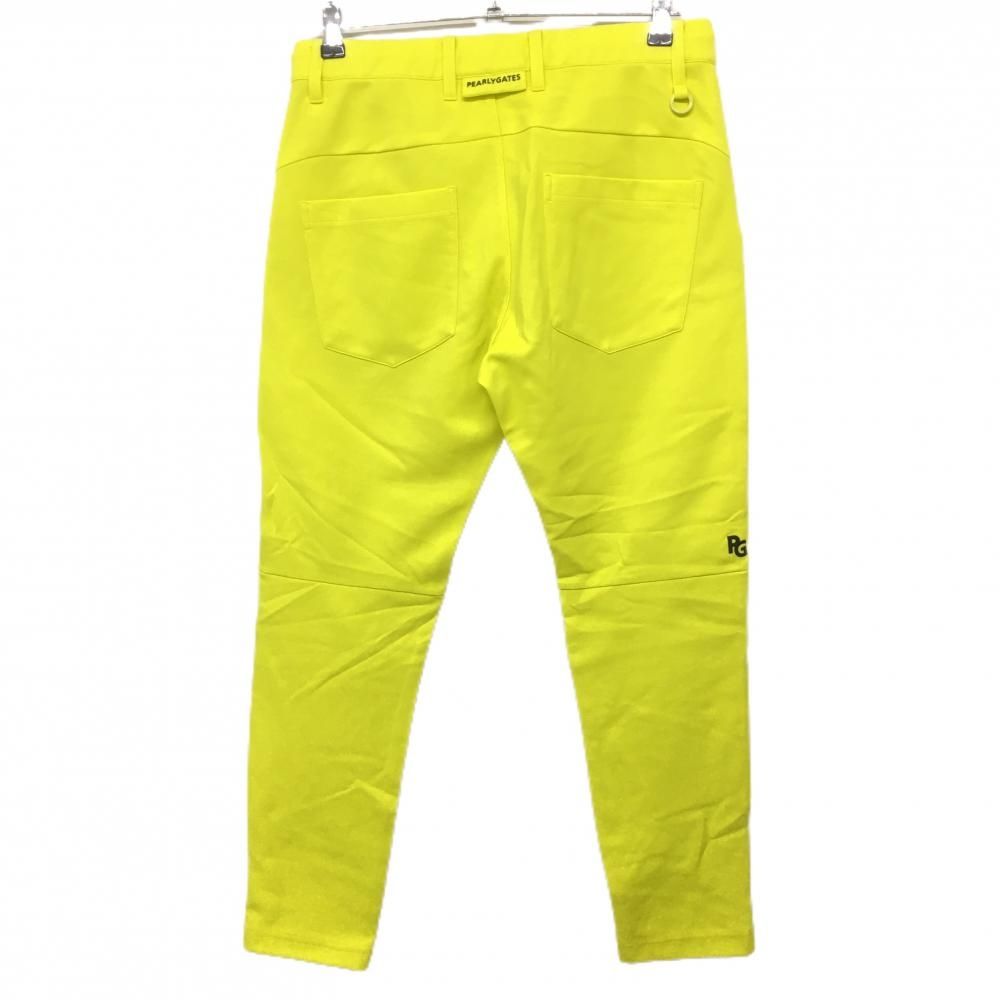 げ 超 パーリーゲイツ パンツ イエロー 千鳥織生地 ストレッチ メンズ 4 M ゴルフウェア モデル PEARLY GATES