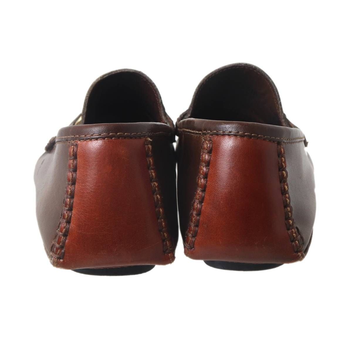 グッチ　ホースビット　ローファー　レザー　ブラウン　42.5 グッチ ホースビット 1953〕メンズ ローファー ・ダークブラウン