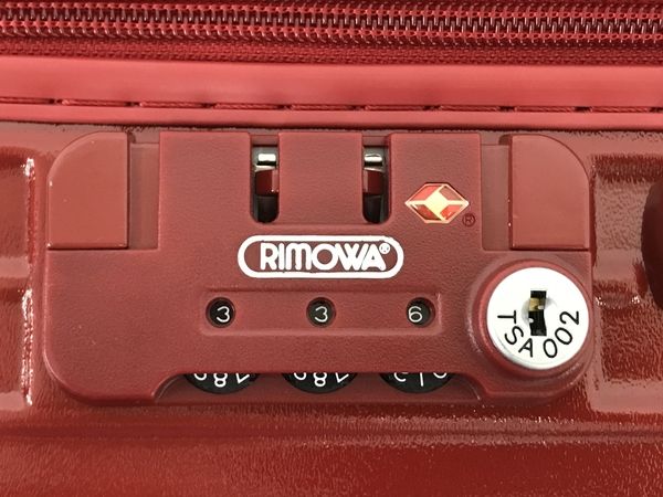 RIMOWA サルサ 32L 2輪 スーツケース キャリーバッグ レッド 赤 1泊~3