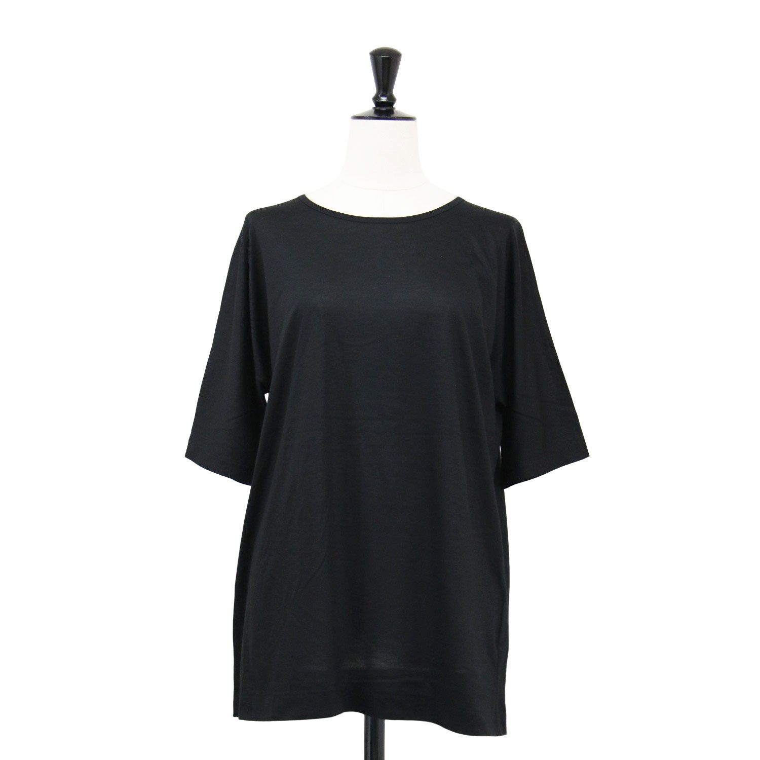 JIL SANDER ジルサンダー コットン ブラック シャツ 41 JIL SANDER ジル・サンダー Tシャツ ブラック 黒 サイズ:L
