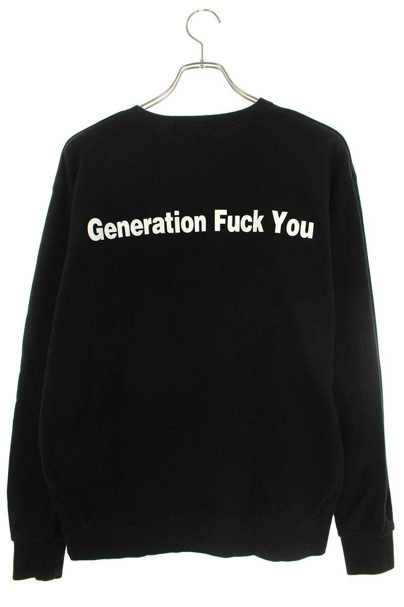 アンダーカバー Generation Fuck Youクルーネックスウェット メンズ L ...