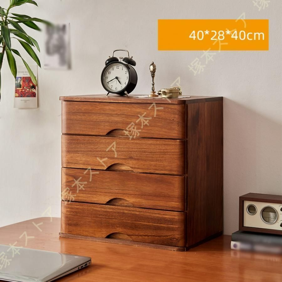 木製ミニチェスト 三段の引き出し ミニ箪笥 古道具 木製3段引き出し