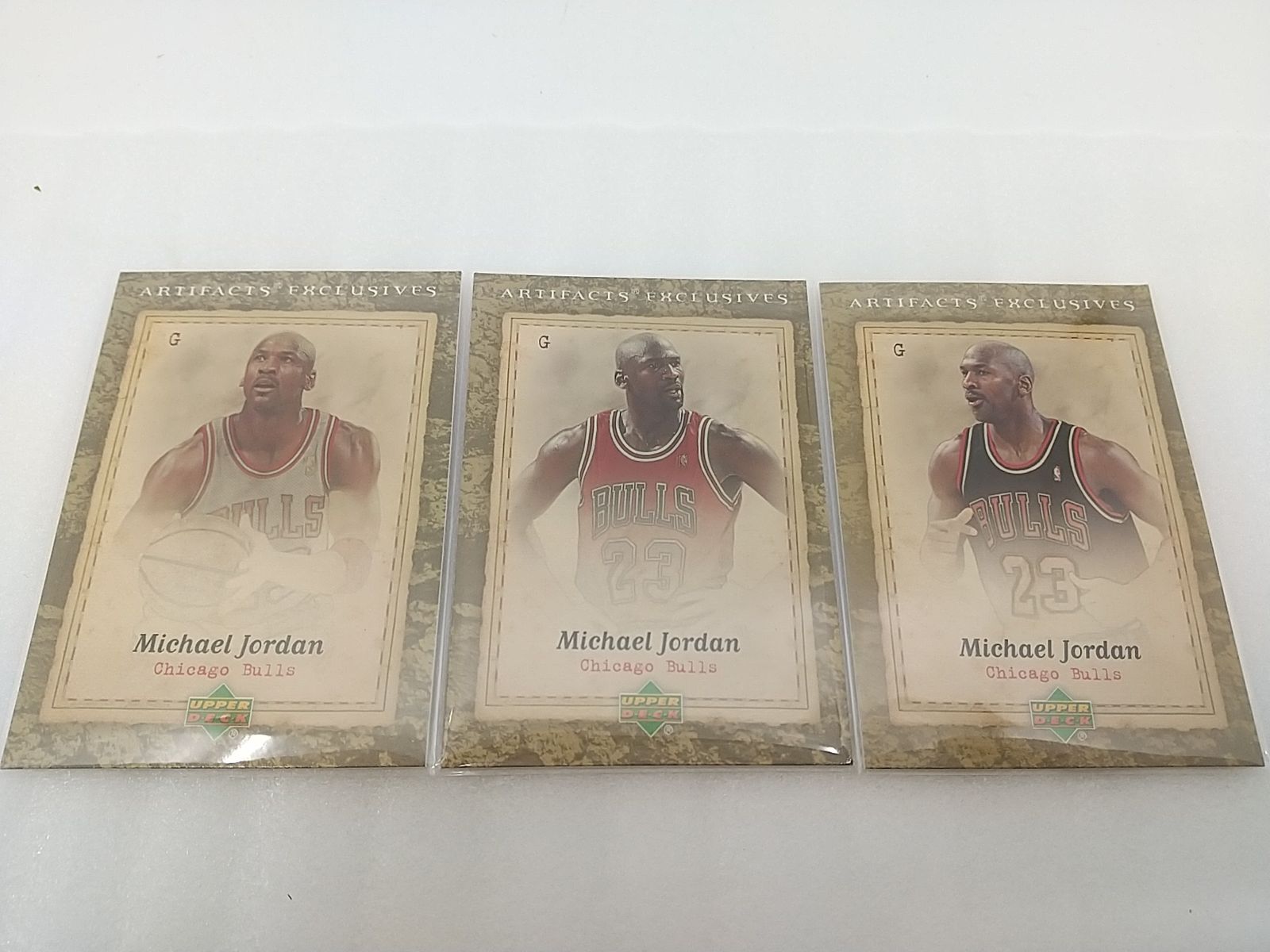 まとめ売り・バラ売り不可】NBAカード UPPER DECK ARTIFACTS EXCLUSIVES Michael Jordan 3枚セット  マイケル・ジョーダン シカゴ・ブルズ - メルカリ