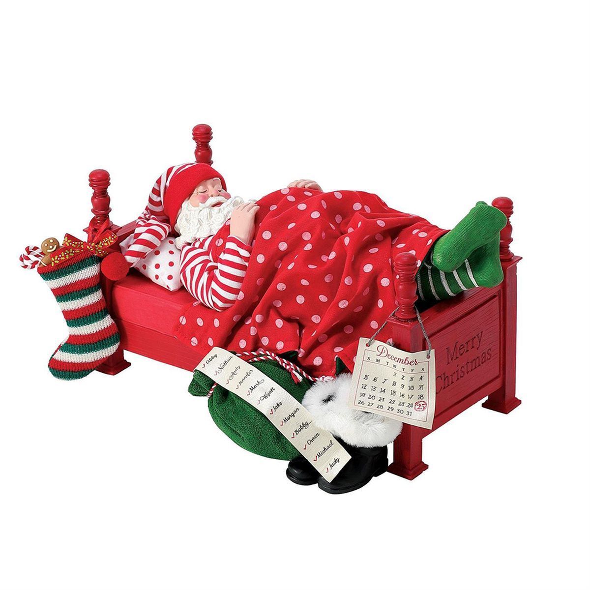 Well Deserved 15.8cm | サンタ サンタクロース 人形 置物 フィギュア クリスマス ホリデー Possible Dreams 正規輸入品