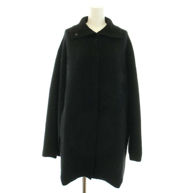etretokyo ニットポンチョコート BLACK