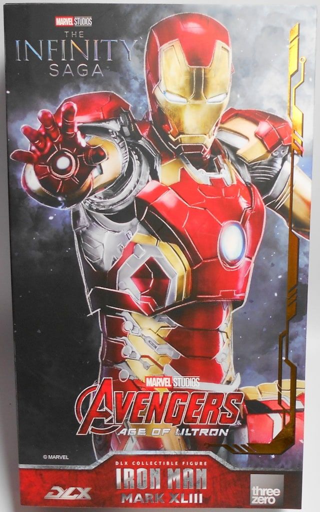 THREEZERO DLX COLLECTIBLE FIGURE AVENGERS / AGE OF ULTRON/THE INFINITY SAGA1/12スケール 【アイアンマン マーク43/IRON MAN MARK XLIII】