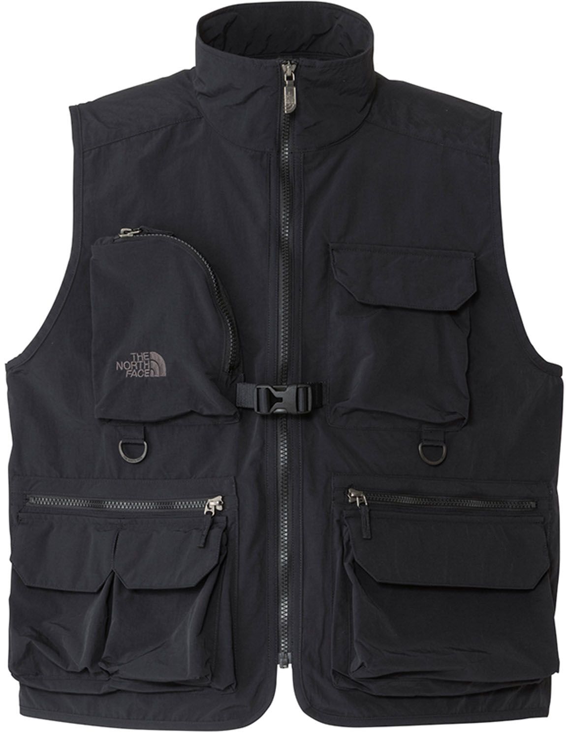 ザ ノース フェイス THE NORTH FACE アウトドア フィールドユーティリティベスト メンズ レディース アウター 上着 トップス キャンプ はっ水 通気性 メッシュ マチ付きポケット 汚れ防止 立ち襟 NP22531 K ブラック