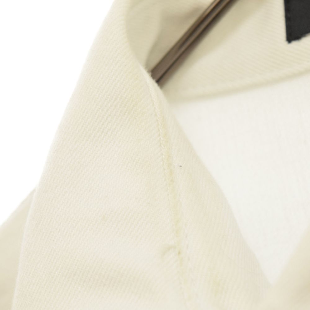 ラフシモンズ 22AW 222-M244 Oversized bicolor denim shirts with R pin in back バイカラーオーバーサイズデニム長袖シャツ  メンズ XS