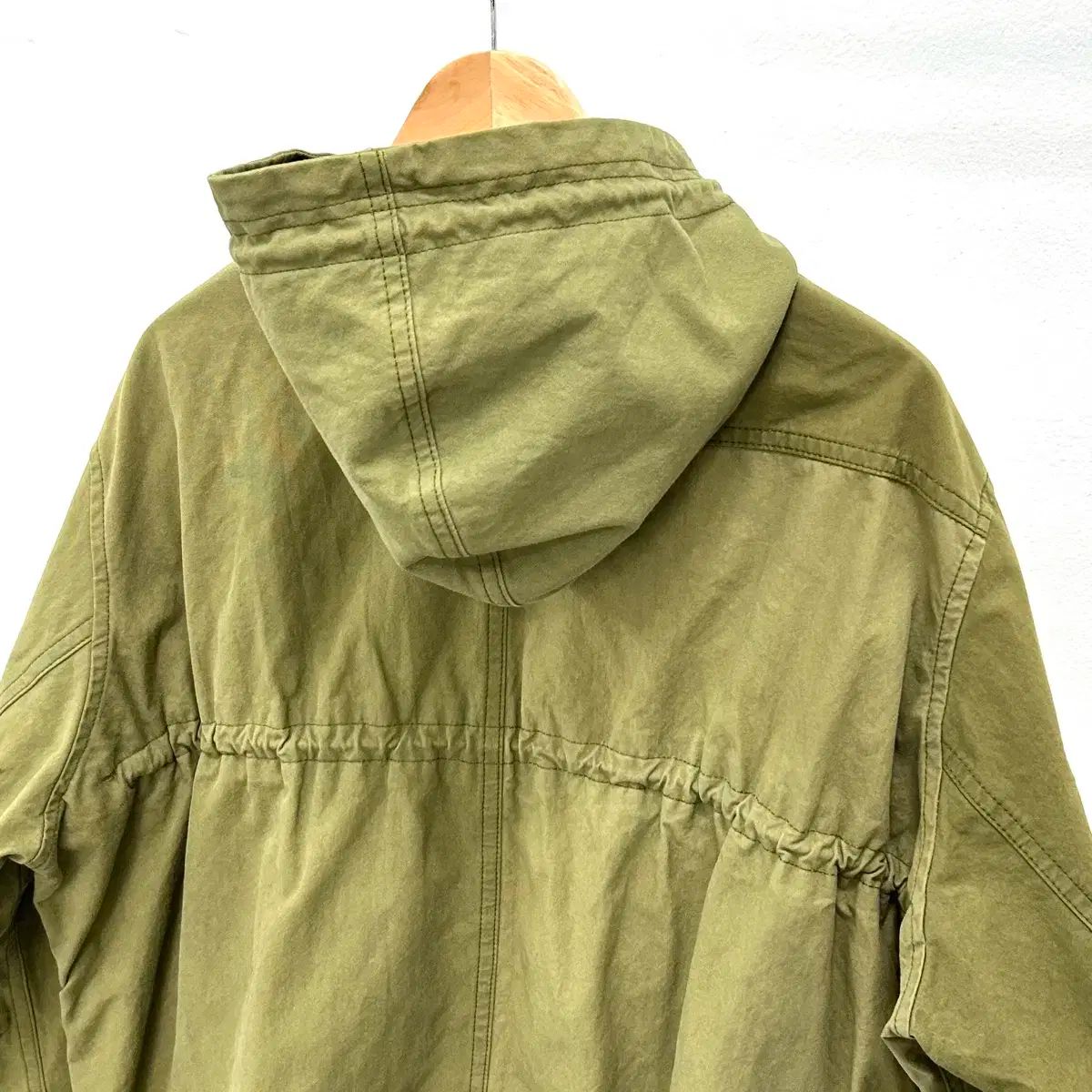 ヨウジヤマモト 豚革 マウンテンチェックパーカー（VEGETABLE TANNED  