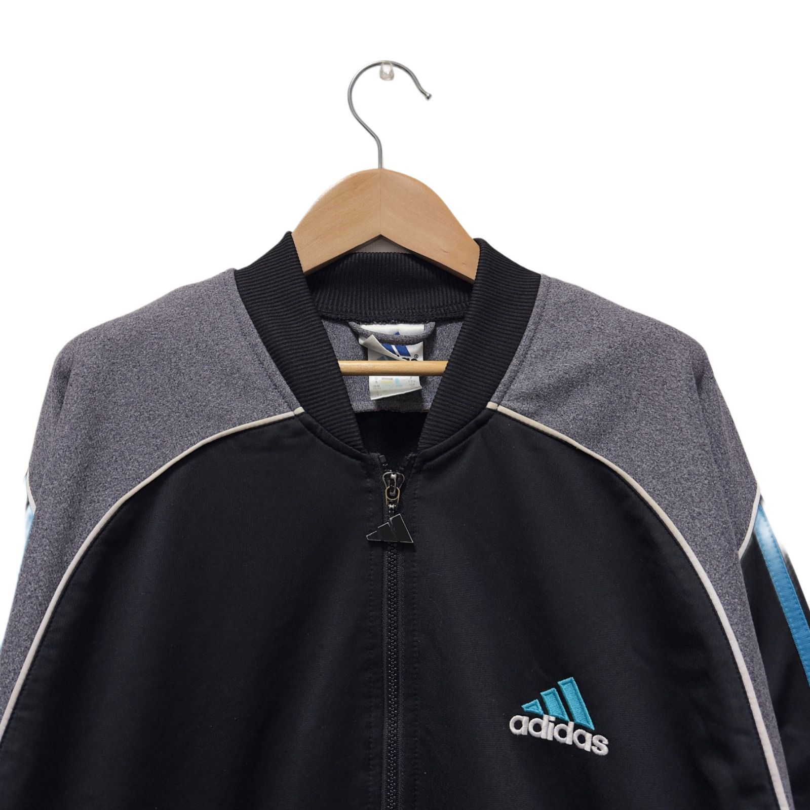 adidas アディダス 90s トラックジャケット パフォーマンスロゴ グレー 00s adidas Logo Embroidery Track Jacket アディダス トラック