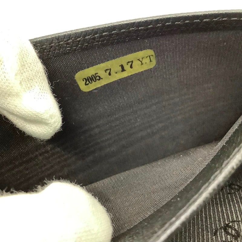 CHANEL シャネル ココボタン Wホック 長財布 ブラック レザー  