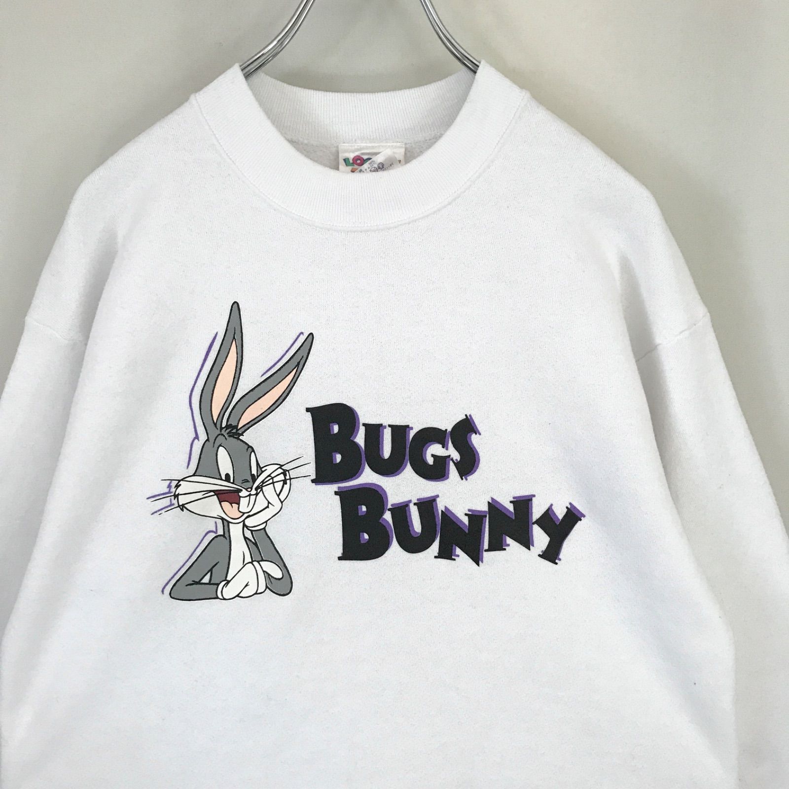90s USA製/フルーツオブザルーム☆ルーニーチューンズ/バッグスバニー