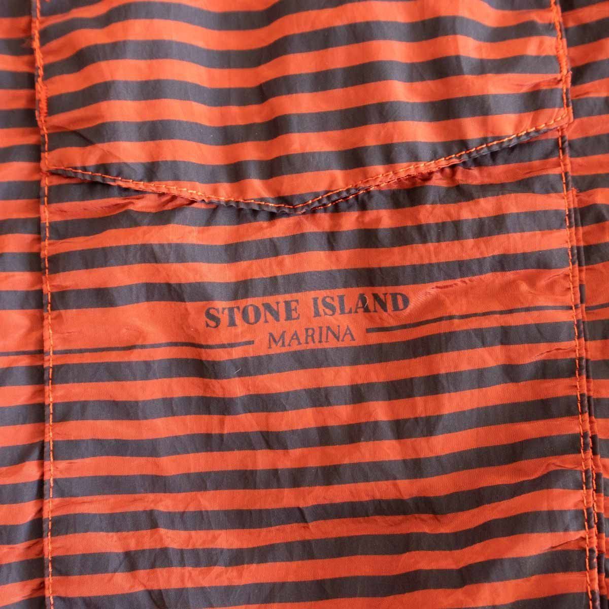 美品】STONE ISLAND MARINA【2017SS/ Striped Shell Hooded Jacket 】S 