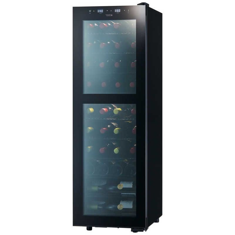 標準セッティング無料 ♥ 配送無料 さくら製作所 ワインセラー ＺＥＲＯ ＣＬＡＳＳ Ｓｍａｒｔ ３８本 右開き SB38 ブラック