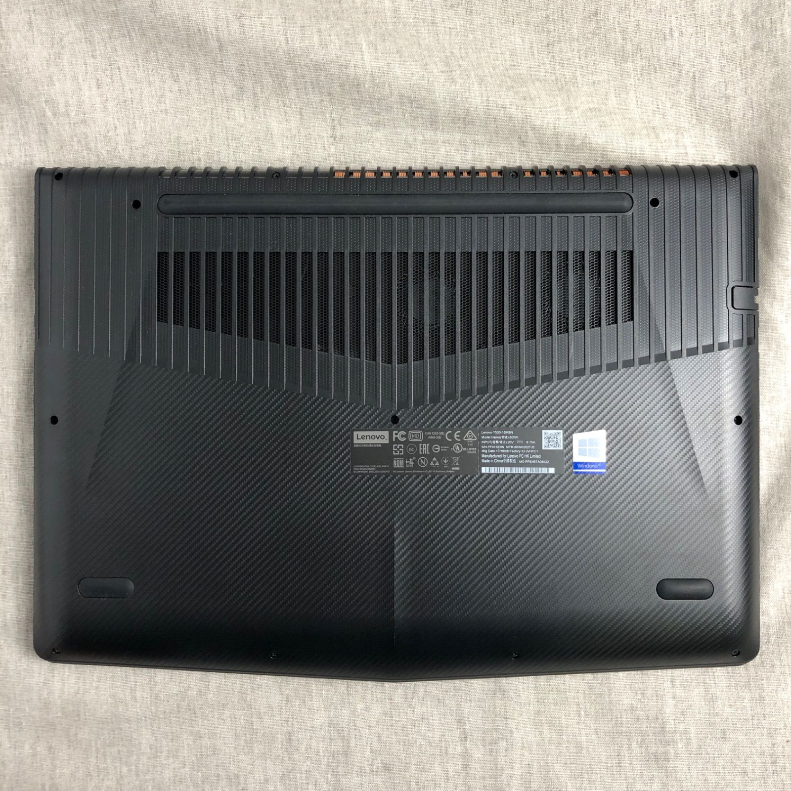 ゲーミングPC ノートPC Lenovo Legion レノボ レギオン Y520-15IKBN 