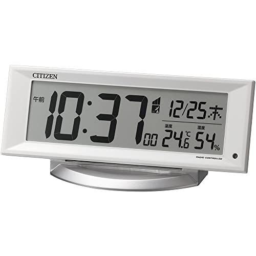 リズム(RHYTHM) シチズン 置き時計 目覚まし時計 電波時計 デジタル