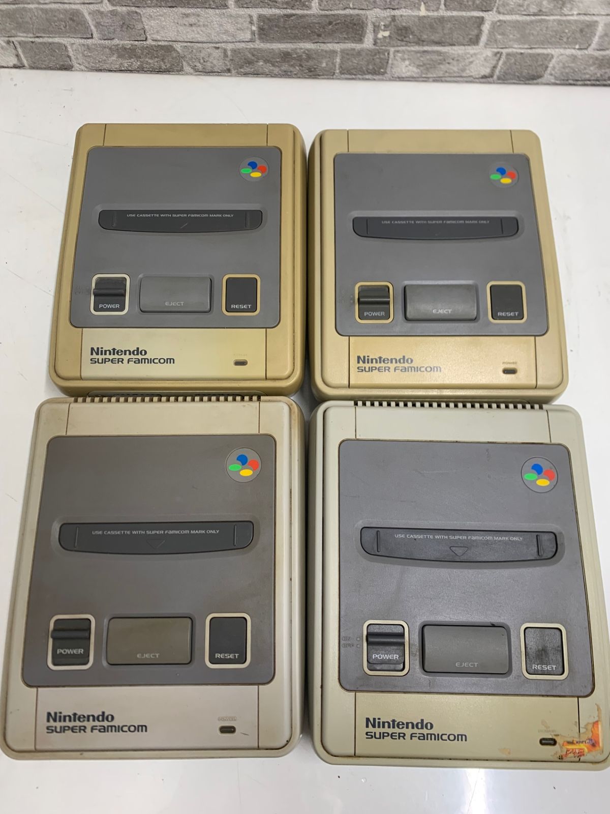 【美品】スーパーファミコン 本体 HVC-002 Nintendo 任天堂 スーパーファミコン 本体 HVC-002 4台まとめて