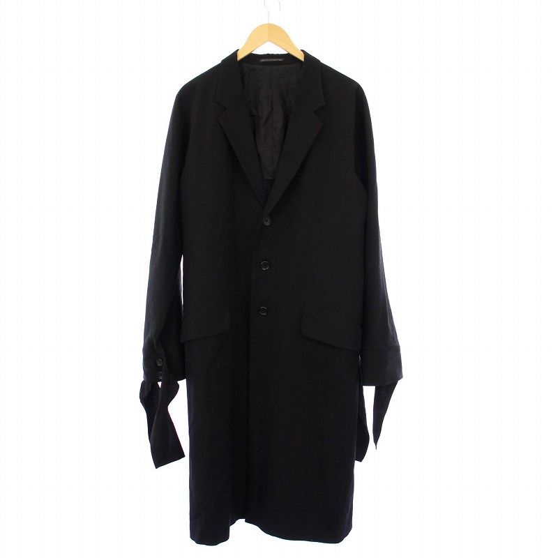 ヨウジヤマモト　ウールギャバジン　ロングジャケット ヨウジヤマモトウールギャバジンロングジャケット