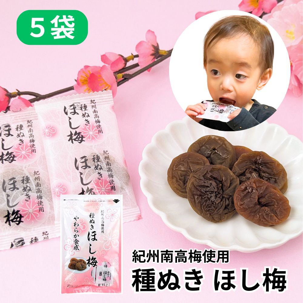 ほし梅 種なし 南高梅 干し梅 個包装 マルチョウフーズ 紀州南高