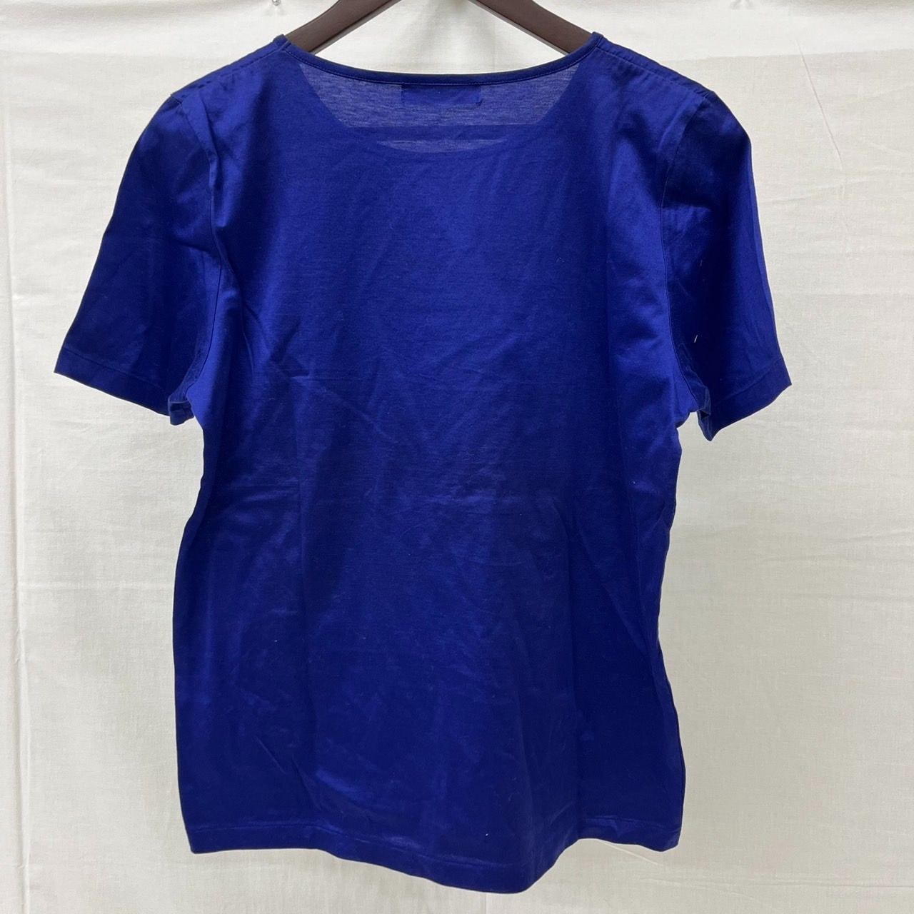 【YVESSAINTLAURENT】イヴ・サンローラン　Ｍサイズ　ブルー イヴサンローラン Tシャツ YSLロゴ Mサイズ ブルー Yves Saint