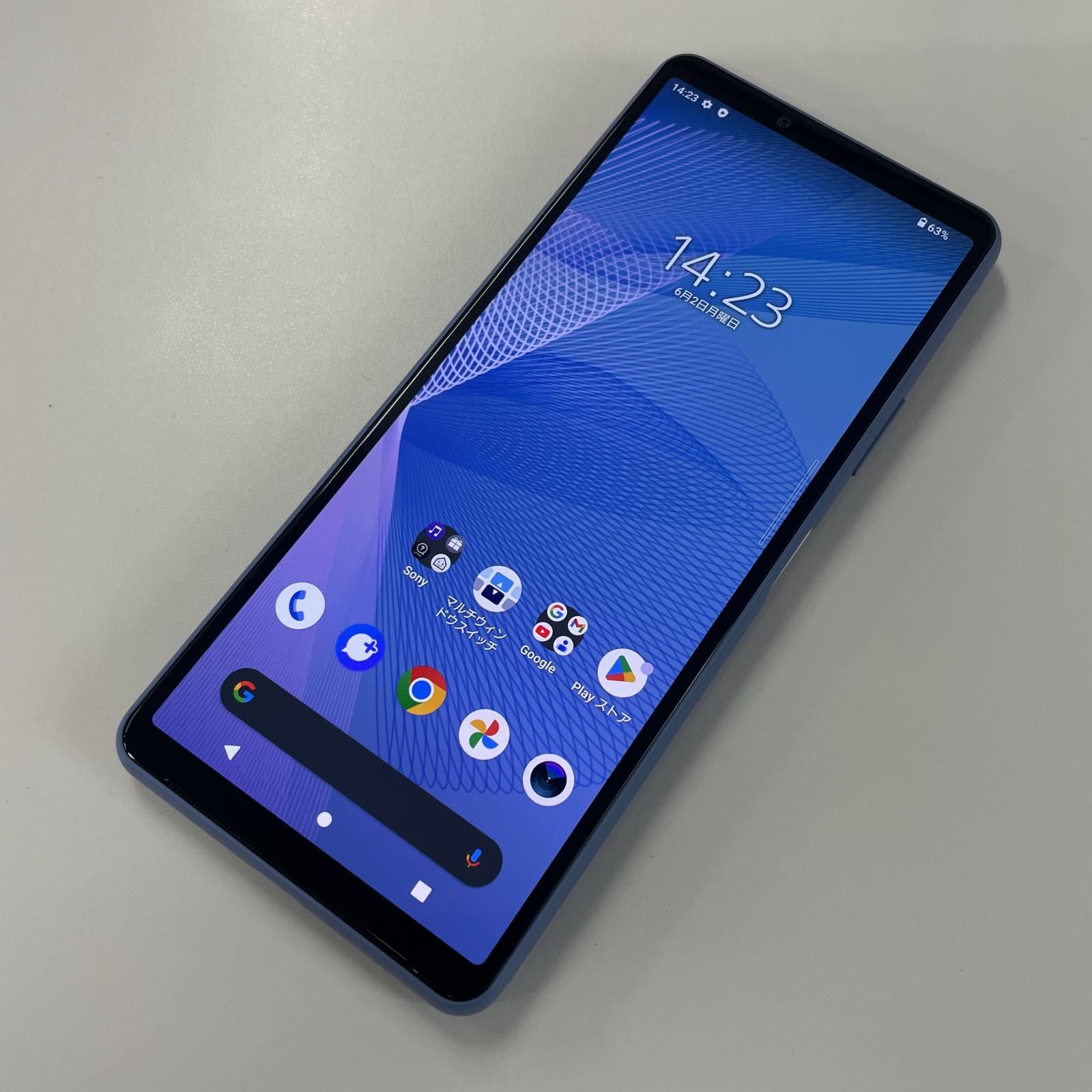 au Xperia 10 III SOG04 ブルー