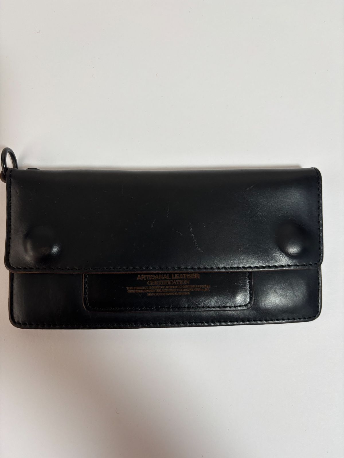 イサムカタヤマ　バックラッシュ　コンパクトウォレット ISAMU KATAYAMA BACKLASH - GUIDI CALF COMPACT MULTI WALLET