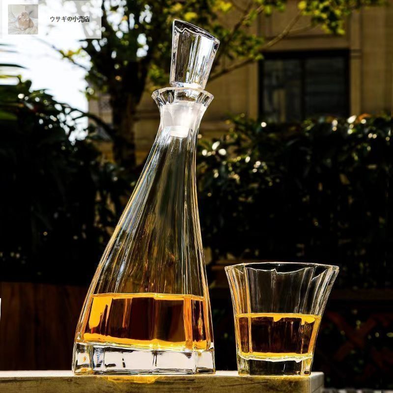 ☆800ml ウイスキーデカンタ 酒デキャンタ ヴィンテージ風